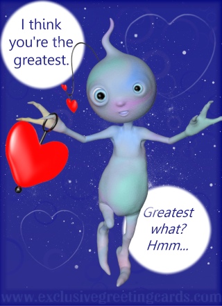 Love Greeting Card - the greatest