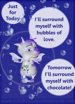 just for today bubbles of love