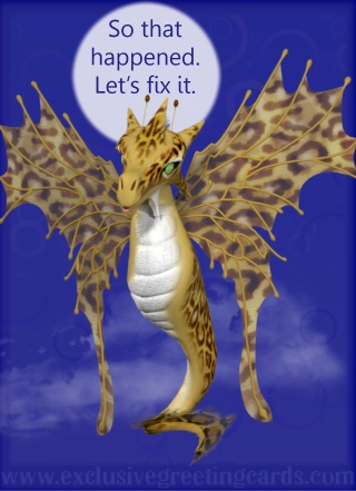 Relationship Card with Dragon - fix this