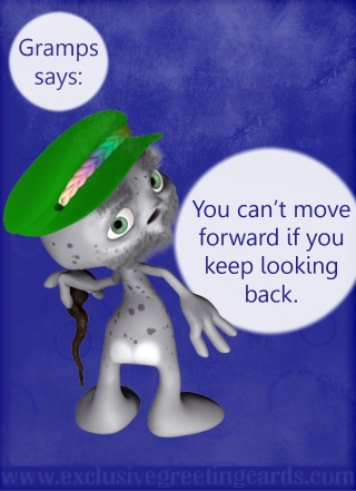 move forward greeting card