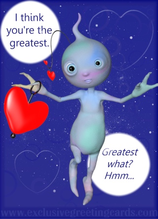 Love Greeting Card - greatest